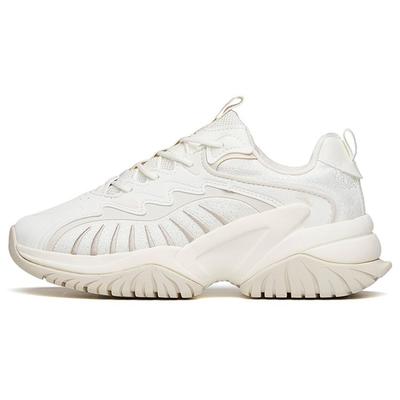 Удобные амортизирующие нескользящие износостойкие низкие туфли для папы женские кроссовки серые белые 122148885-4