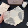 Женские летние новые сексуальные кружевные леопардовые атласные шелковые mulberry трусы-слипы с низкой посадкой, облегающие бедра, с удобной талией, треугольные Einson