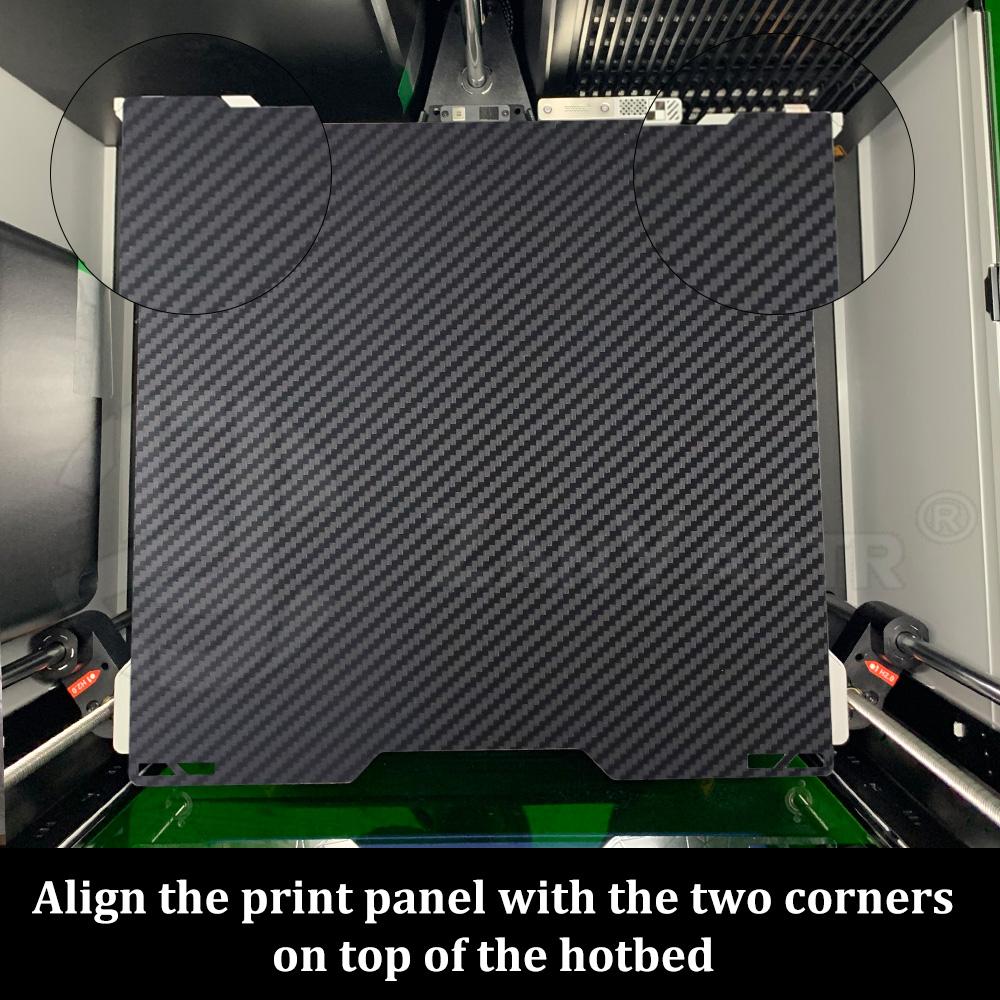 For Bambu Lab H2C PEO PET PEY PEI Build Plate 335x325mm Double Side Textured Sheet Smooth Heated Bed for 3D Printer Parts