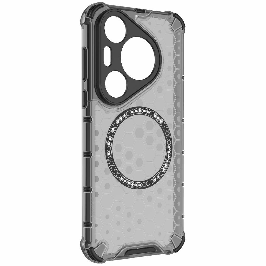 For Huawei Pura 70 Pro/70 Pro+ Honeycomb Case Slim TPU+PC Phone Cover Compatible with MagSafe