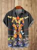 1116 Hot Sale Hawaiian Shirt Printed Shirt European Size Beach for Men's Large Size Shirt