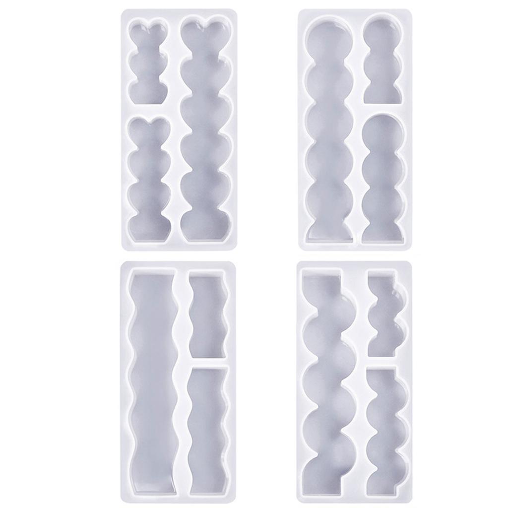 Long Candle Molds 3-in-1 Heart Candle Molds for Making Candle Soap Room Decorations Valentines Gift