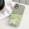 Field Flower Jungle Fresh Scenery Phone Case For iphone 16 14 11 12 13 15 Pro Max Mini 7 8 Plus SE2 XR XS Shockproof Cover Funda