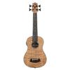 KALA U-Bass Ukulele Bass, Exotic Wood Series, Quilted Ash Body, Roundwound Strings, UBASS-QA-FS, Includes Gig Bag