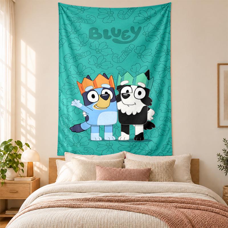 Bluey Tapestry highquality for decorating living room bedroom dorm walls ideal as bedroom wallart orholiday gift