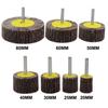 1Pcs 6mm Shank Grinding Wheel Abrasive Sandpaper Polishing Disc Sanding Flap Wheel  For Drill