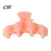 Transparent Hair Clip Claw with Anti-Slip Teeth, Large Wavy Design Shark Clip, Size Back Head Claw, Accessory for Long Thick