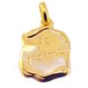 [F0145] - Gold Plated Pendant 'I Love You'