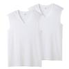 Inner Shirt YG Series Sleeveless NEW White M DRY&DEO V-neck Men's
