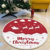 Christmas Concept Decorative Fine Machine Woven Cotton Non-Slip Base Washable Room Carpet