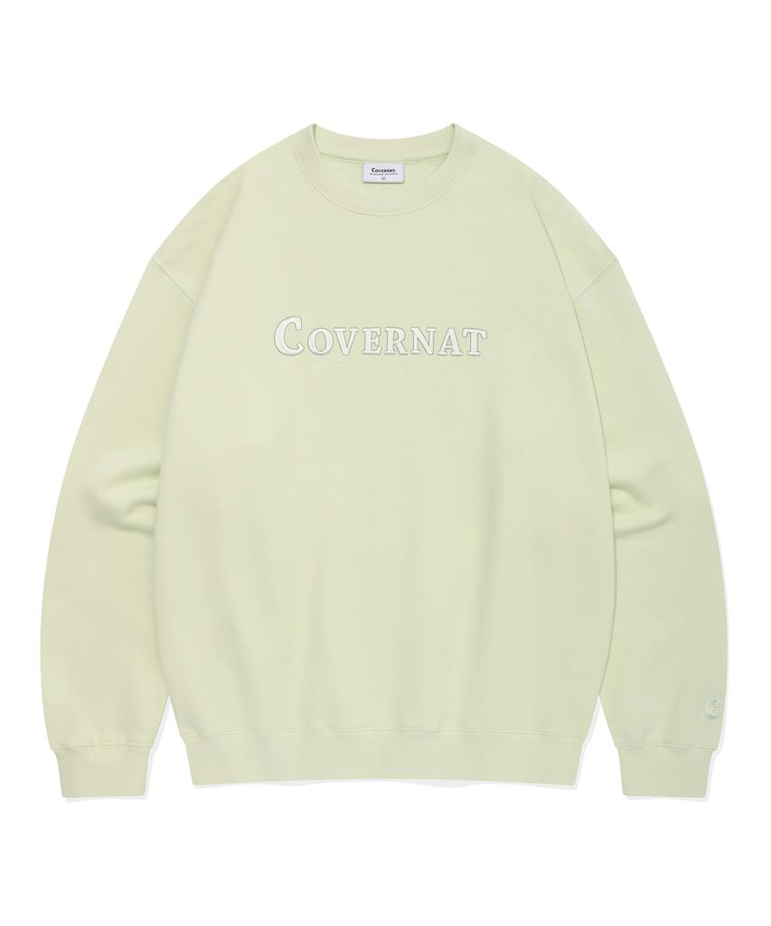COVERNAT Authentic Logo Sweatshirt Apple Green