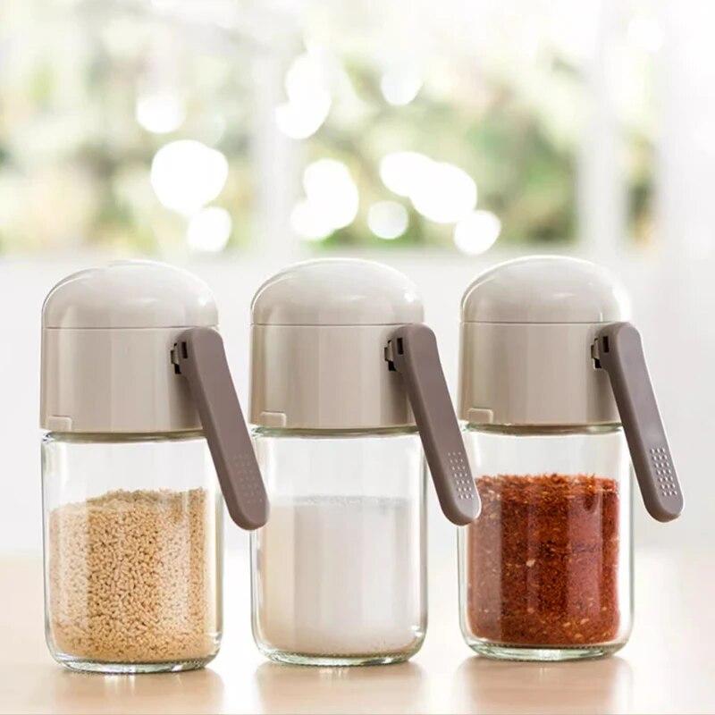 Стеклянная форма управления, перец, соль, специи, сахар, приправа, бутылка, контейнер для хранения, банка для приправ для барбекю