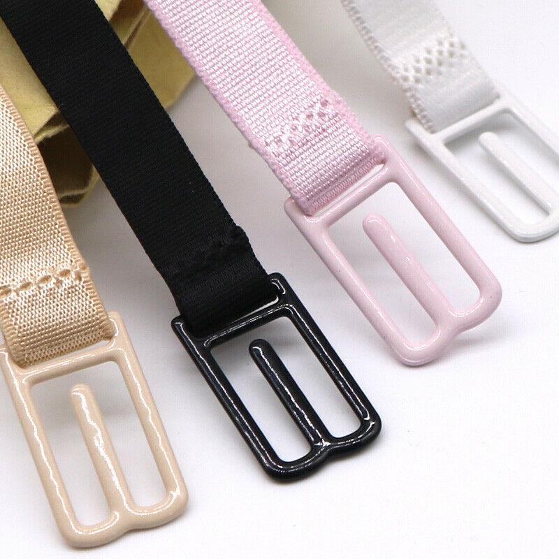 1 шт. Нескользящий бюстгальтер с застежкой-пряжкой и зажимом для нижнего белья, модный регулируемый бюстгальтер для девочек и женщин