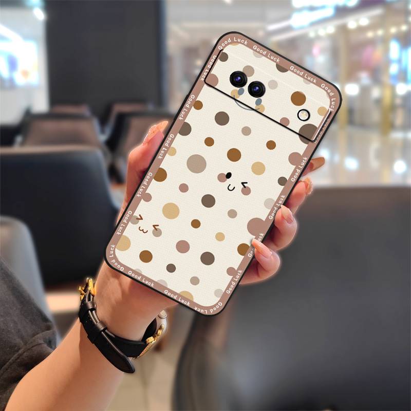 Чехол-накладка Soft case для Google Pixel6A Задняя крышка Грязеотталкивающий защитный Мультяшный Милый Пыленепроницаемый Водонепроницаемый