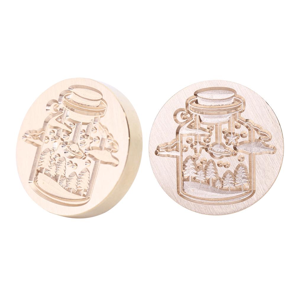 Космическая Луна Звезда Печать Штамп Голова Восковая Печать Штамп Антикварный Скрапбукинг Свадебные Приглашения Конверты Декоративное Ремесло