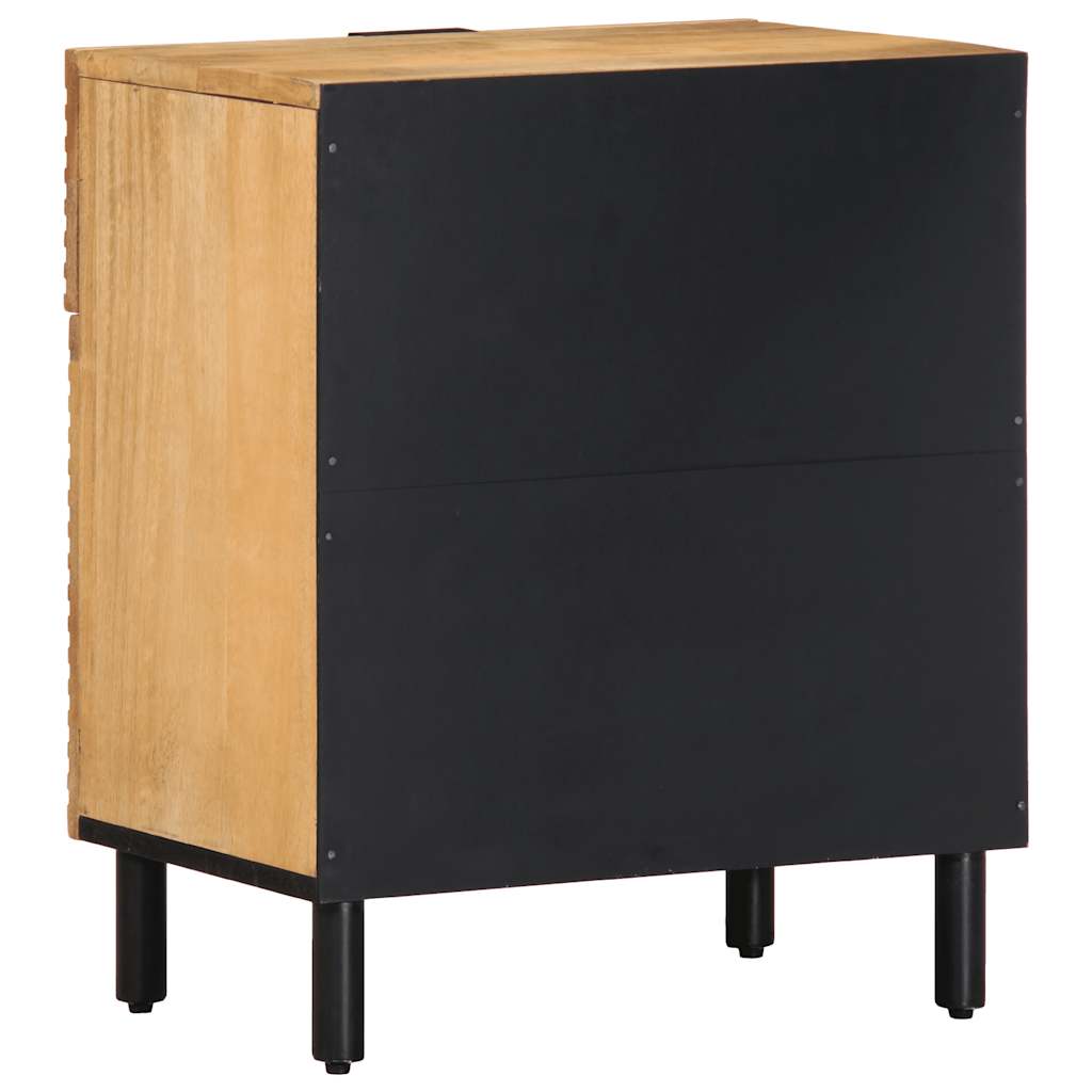 Nightstand Brown 50x33x60 cm Solid Mango Wood