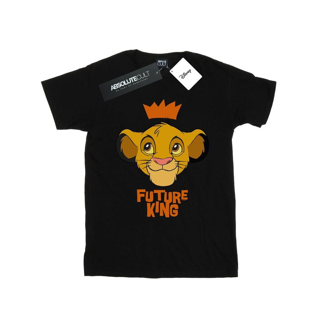 Disney Womens/Ladies The Lion King Simba Future King Cotton Boyfriend T-Shirt