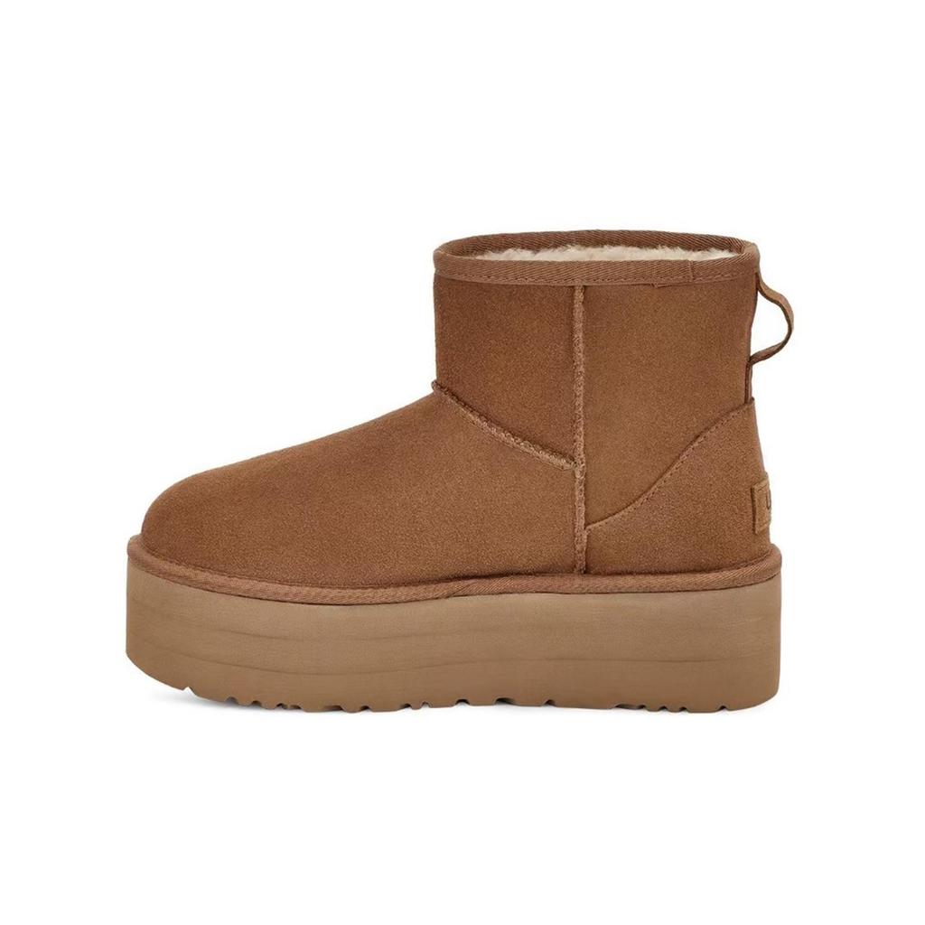 UGG 811 Manufacturing, Free Bird Термоустойчивые нескользящие короткие снегоступы Женские Каштаново-коричневые 1134991-CHE(Команда80-)