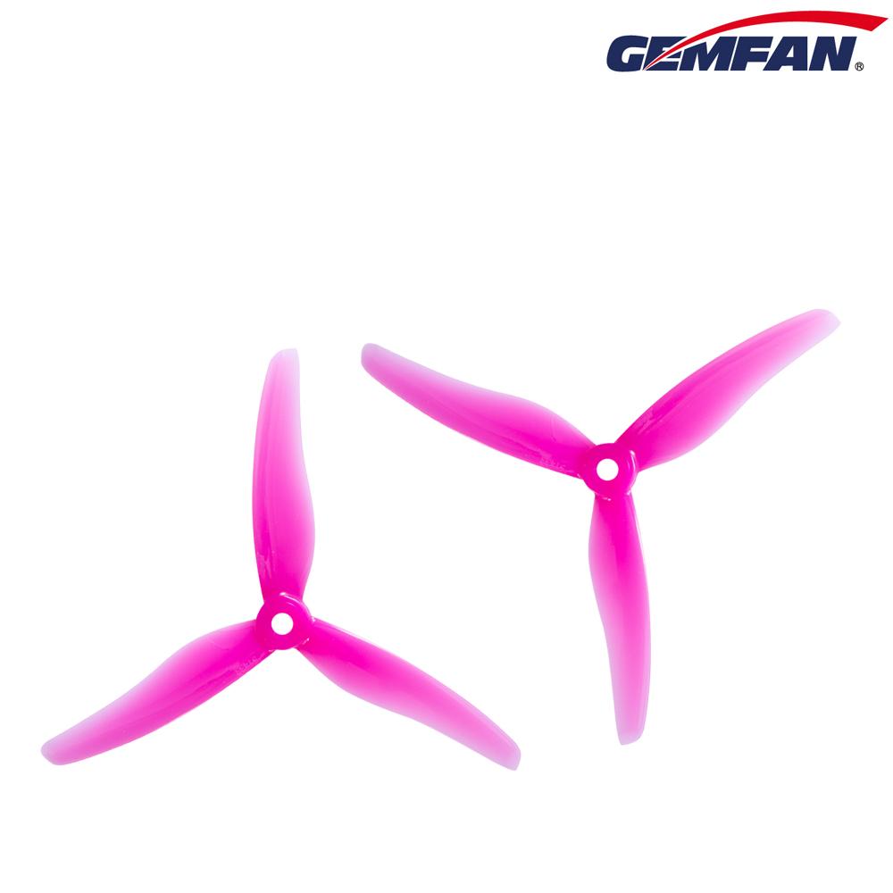 24 pcs/ 12 pairs Gemfan 51433 5inch 3 blade tri-blade Propeller Props Compatible Brushless Motor for FPV Racing Drone 51466