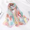 Thin Lotus Scarf Women's Scarf Soft Drape Scarf Shawl Spring and Autumn Scarf Windproof Shawl