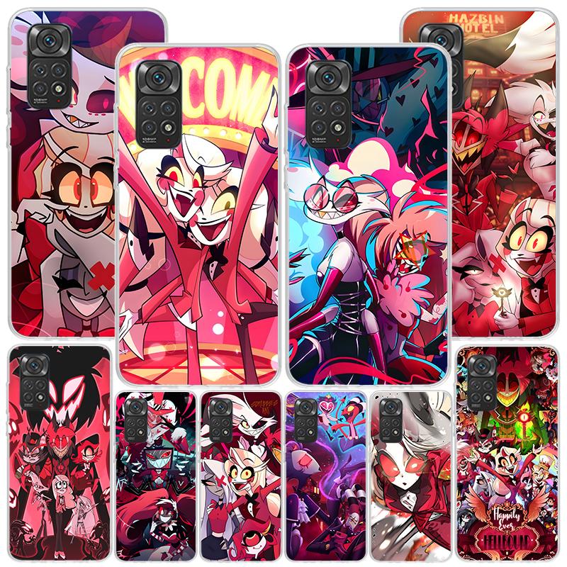 H-Hazbin Hotel Ангел Пыль Чехол для Телефона для Чехла для Телефона для Xiaomi Redmi Note 15 14 14S 13 Pro Plus 12 12S 11S 11E 10S 10 11T 5G Uni