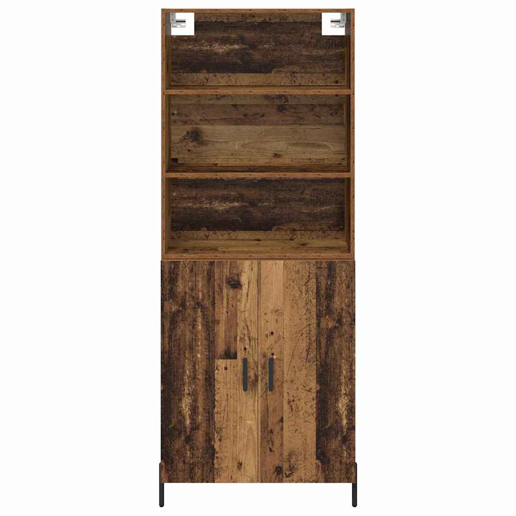 Highboard Reclaimed Wood 69.5 x 32.5 x 180 cm Particleboard