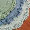 2pcs Lace Round Tableware Pad Cup Mat Silicone Coaster Placemat Non-slip