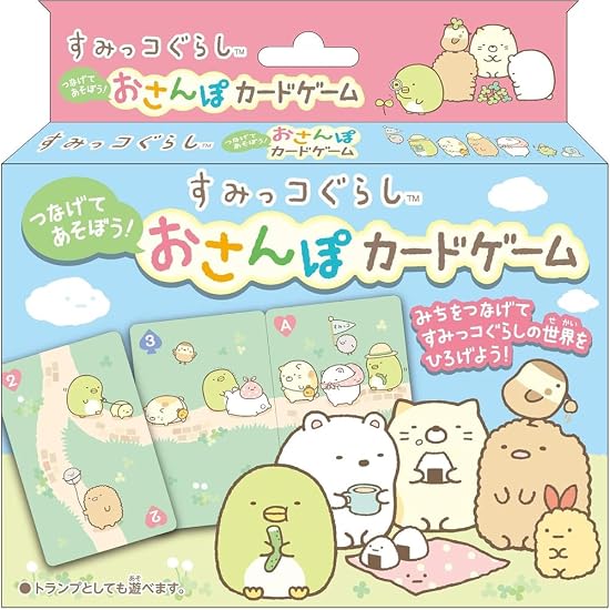 HANAYAMA Sumikko Gurashi Давайте соединять и играть! Карточная игра «Прогулка» для детей от 4 лет