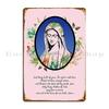 Our Lady Virgin Mary Prayer Pray For Us Religious Catholic Christian Metal Sign Poster Vintage Party Club Designing