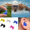 2pairs Swimming Earplugs Silicone Ear Plugs Waterproof Swim Accessories Sports