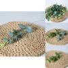 Artificial Eucalyptus Leaf For Wedding Decor With Silk Material For Home And Photography Use