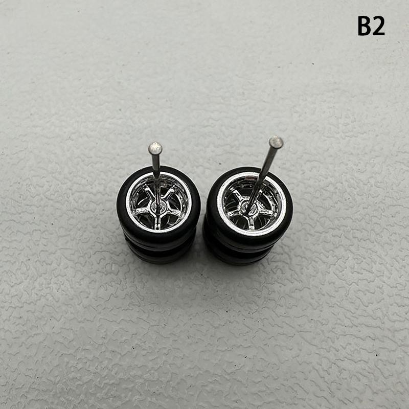 Инновационные ABS Основные Модифицированные Детали Игрушка-Транспорт Для Hotwheels Tomica Mini Gt 1 Комплект 1/64 Модель Автомобиля Колеса С Резиновыми Шинами