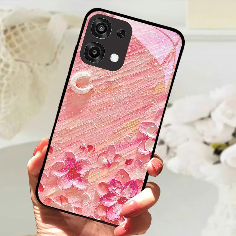 Для Oppo A6 A 6 Pro F31 5G CPH2781 Чехол Модная Расписная Крышка из Закаленного Стекла Для Телефона OPPO A6Pro Fundas Защитный Чехол Coque