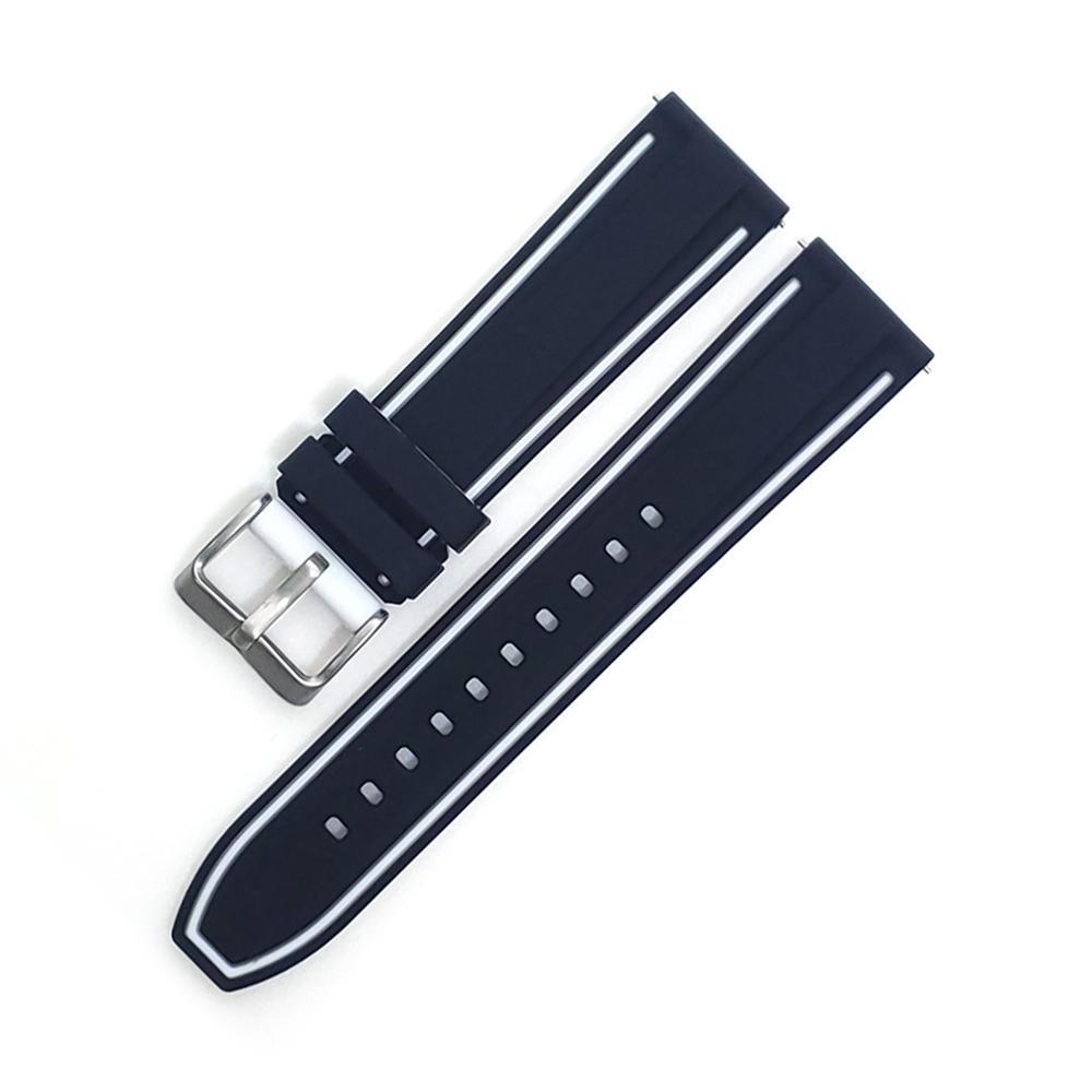 20mm 22mm 24mm Silicone Rubber Strap For Ticwatch Pro 5 Watch Band For Ticwatch Pro 3 Ultra GPS LTE/GTX/GTH 2/E3 Wristband