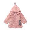 Пальто для девочек; осенне-зимнее детское утолщенное теплое модное пальто из искусственного меха для маленьких девочек