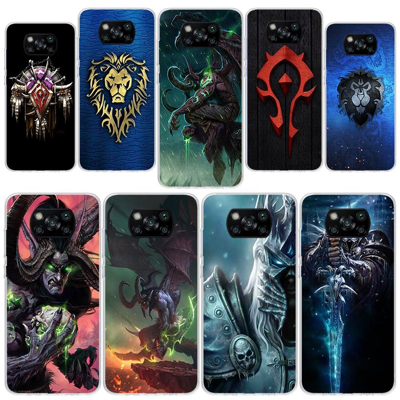 W-World Of W-Warcraft W-Wow Чехол для телефона для Xiaomi Poco X7 X6 X5 X3 Pro X4 Nfc F7 Ultra F6 F5 F4 Gt M6 M5S M4 M3 Мягкий силикон Co