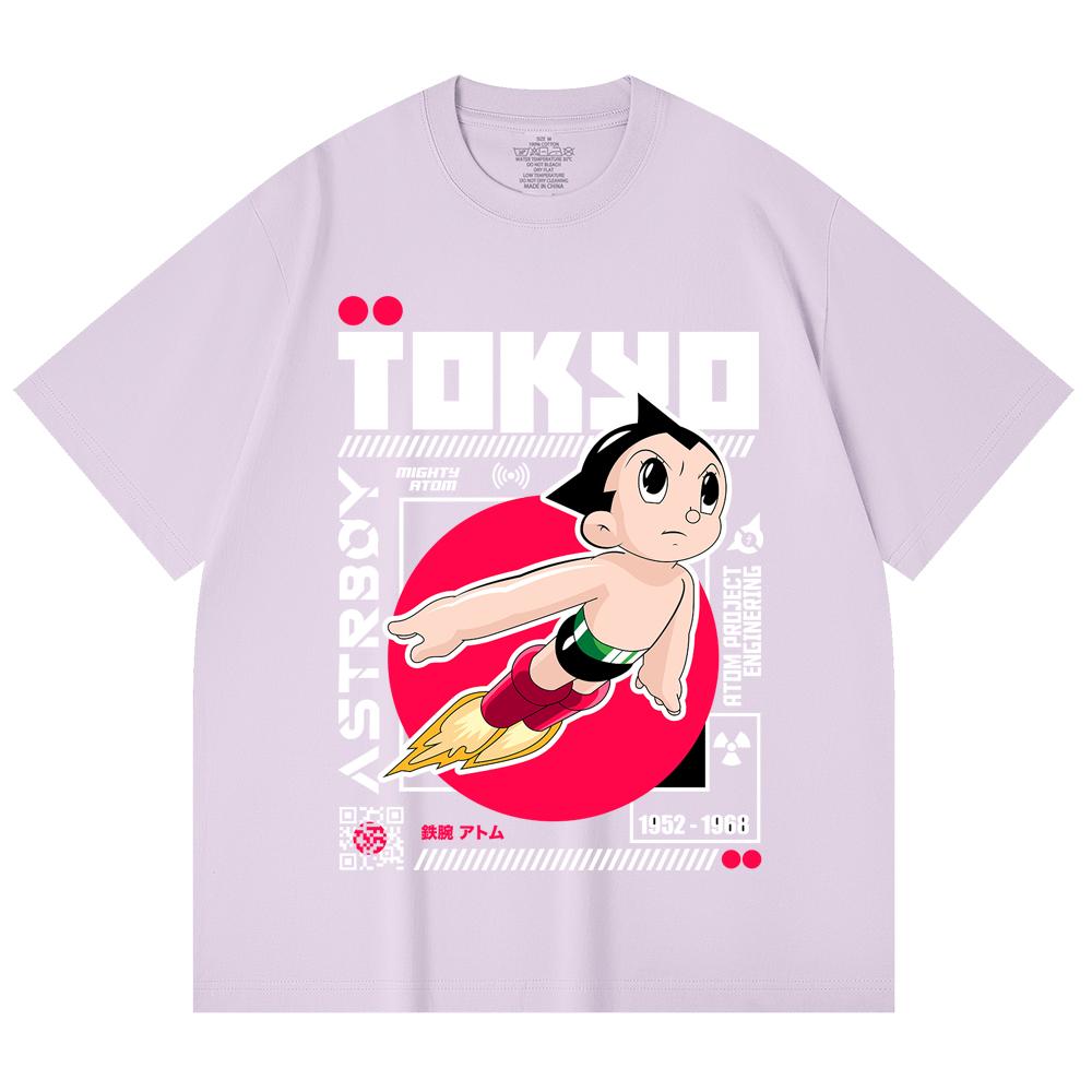 230 Gsm 100% Cotton Astro Boy V2 Print Unisex Heavy Cotton T Shirt