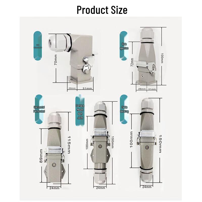 Sanlin HA-003-2 Heavy-Duty Rectangular Connector