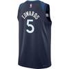 Nike Жилет X Баскетбольная майка NBA Timberwolves Edwards Домашняя 5 Спортивный дышащий Детские топы Темно-синий 9Z2B7BX2P-AED