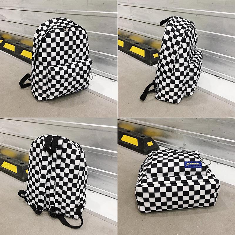 Унисекс Клетчатый Нейлоновый Дизайн Daypack Рюкзак для Ноутбука Сумки для Книг Школьный Рюкзак Повседневный Рюкзак KTB