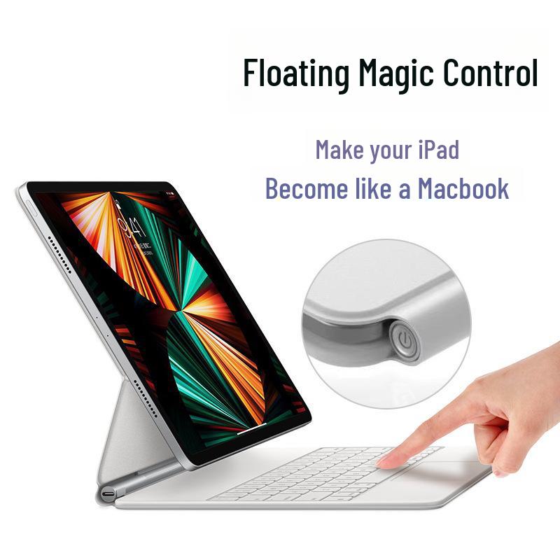 Чехол-клавиатура с магнитной подвеской и Bluetooth для iPad Pro 11/12.9 и iPad Air 4/5/6