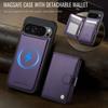 For Google Pixel 9 Pro XL Case JEEHOOD J09 RFID Blocking Card Holder Leather Back Phone Cover Magnetic Case
