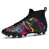 Soccer Shoes Men Outdoor Grass Training Long Stud Professional Sports Shoes Men Breathable Lace-up Training Football Boots Men