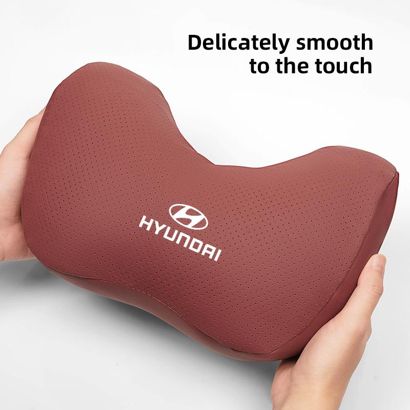 Car Seat Headrest Memory Foam Comfort Neck Pillow For Hyundai Creta Matrix Bayon Venue Veloster Getz Ioniq IX35 I40 Sonata IX20 RR9