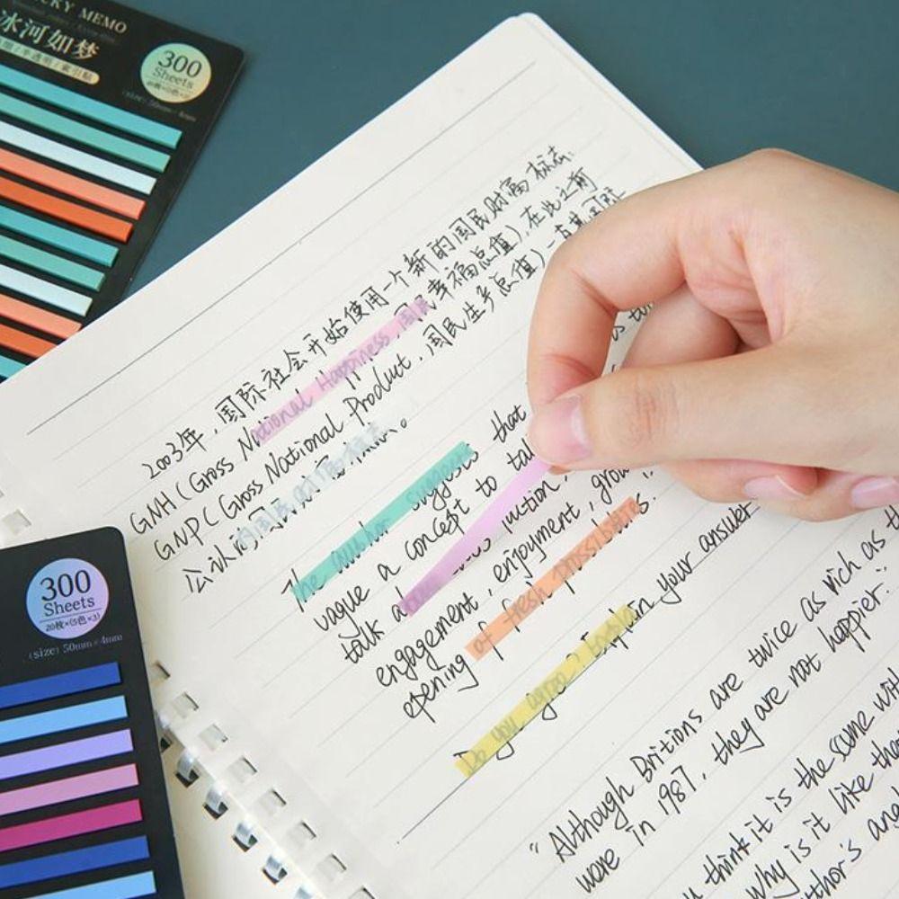 Заметки Студент Сделай сам Украшение Этикетка Закладка Индексные наклейки Posted It Клейкие заметки Метка для чтения