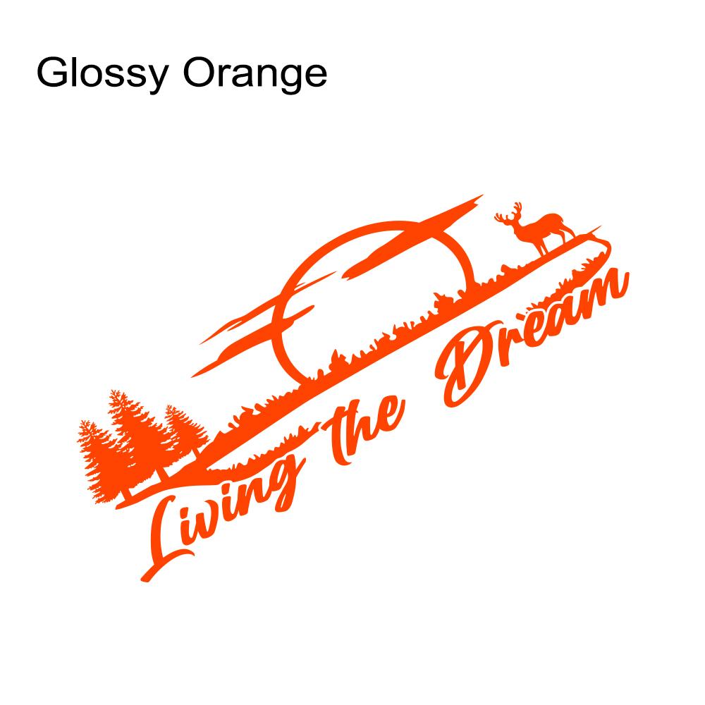 Наклейка на заднюю дверь автомобиля для Fiat Scudo, аксессуары для тюнинга Camper Van Living The Dream, графика, винил