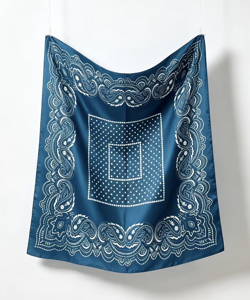 Simple 91 * 91 striped small square scarf women's silk scarf professional small scarf autumn and winter warm shawl scarf temperament headband