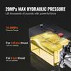 Hydraulic Pump 20 Quart Single Acting Dump Trailer Pump Power Unit DC 12V