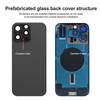 Для iPhone 16 Pro Задняя стеклянная панель Крышка аккумулятора Запасные части Задний корпус с объективом камеры для iPhone 16Pro Max
