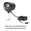 Ebike E-Bike 36V 48V 60V 80V Electric Bicycle Light with Horn Waterproof Scooters Motorcycle Headlight Horn Set Front Headlight